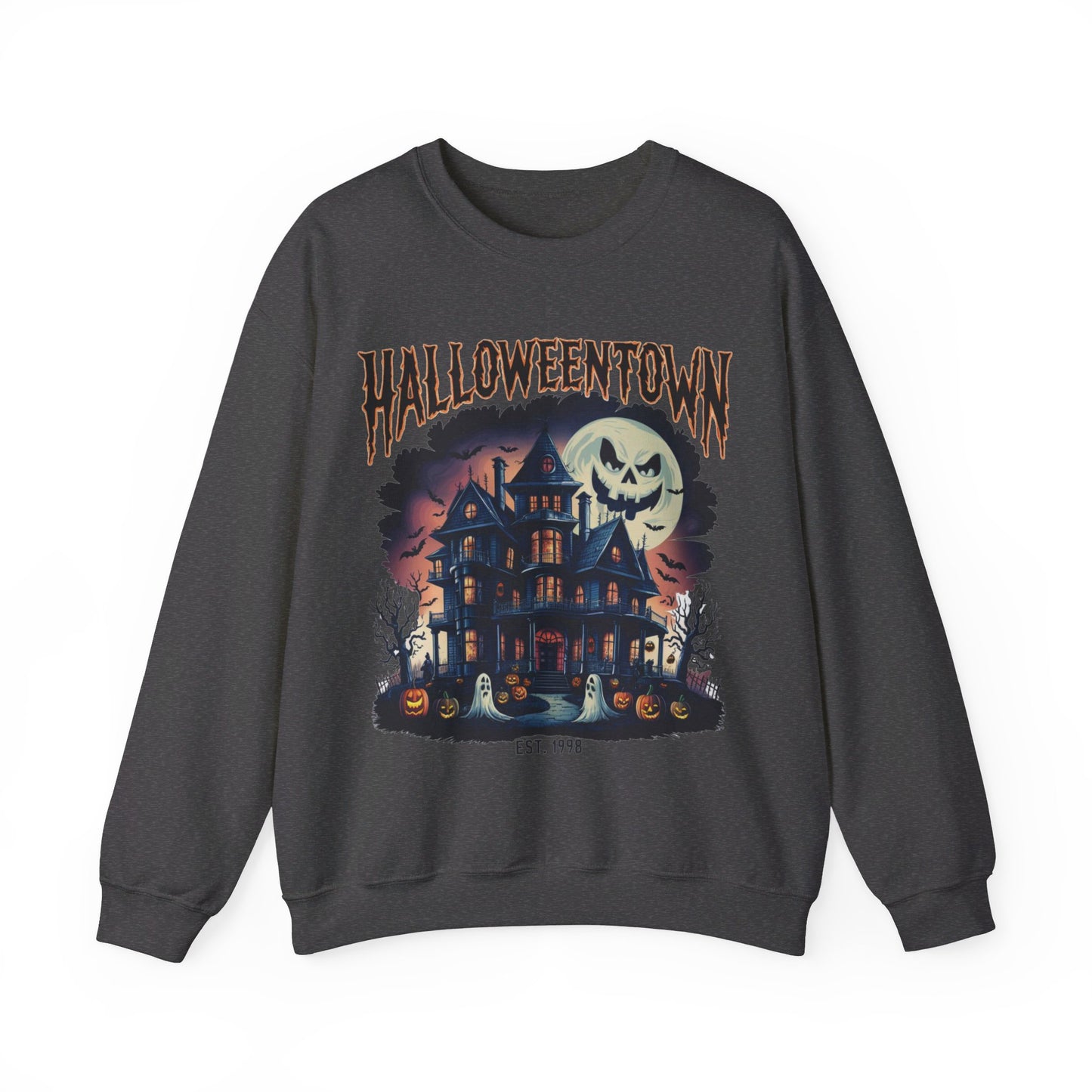 Halloweentown Est 1998 Sweatshirt, Halloweentown University, Retro Halloweentown Sweatshirt, Fall, Unisex Heavy Blend™ Crewneck Sweatshirt