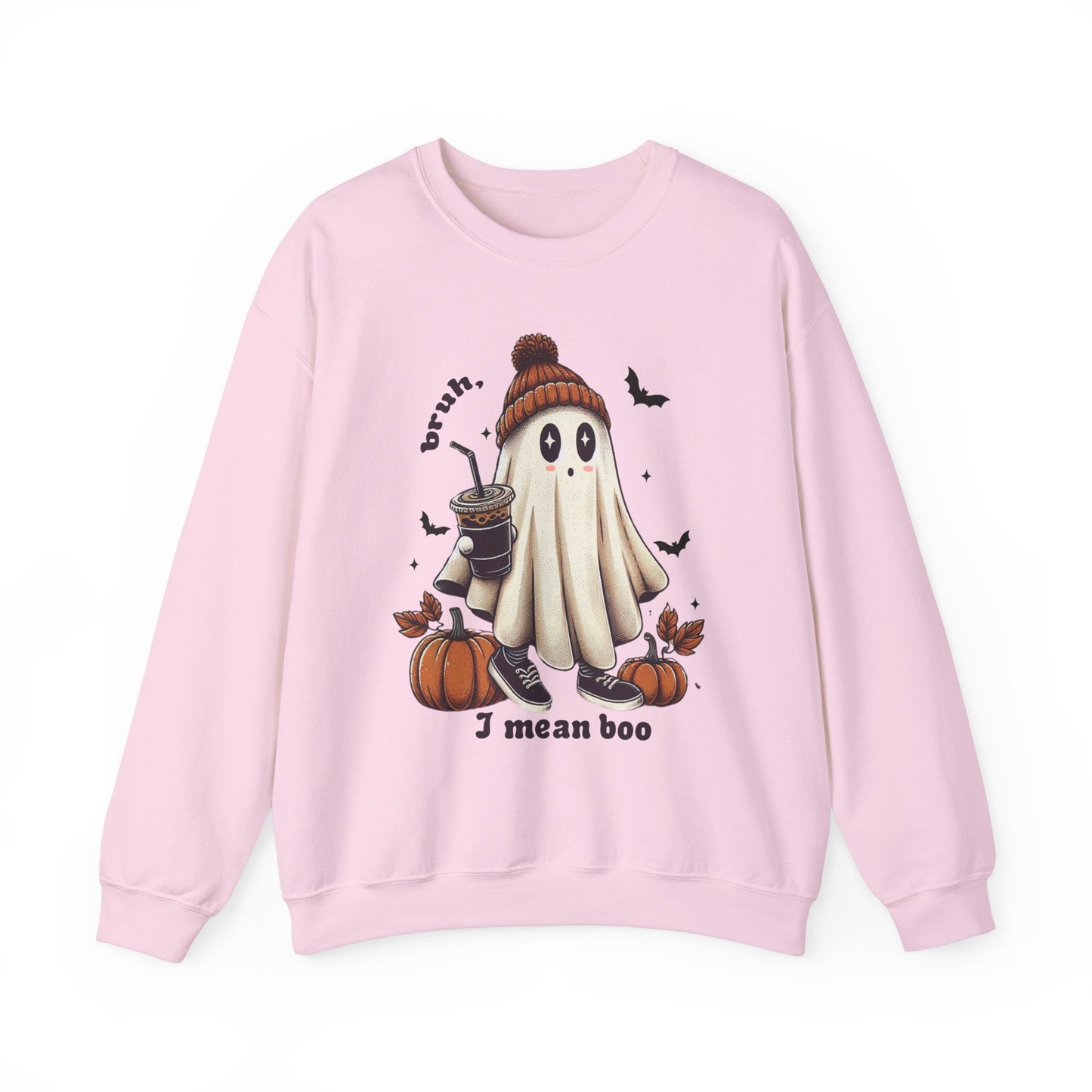 Little Ghost Ice Coffee Shirt, Halloween Sweatshirt, Ghost Sweatshirt; Gift for daughter, Gift for Son