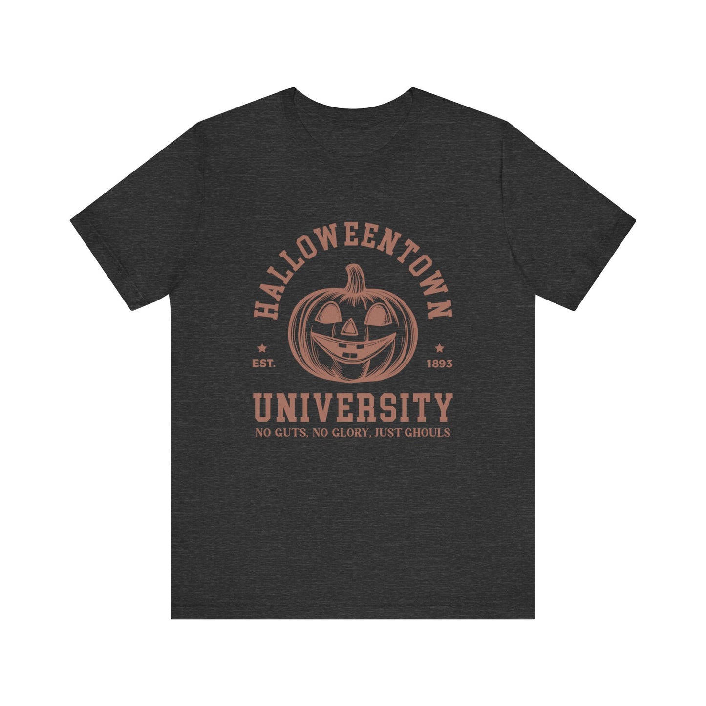 Bella Canvas Tee, Halloween Town University, Spooky Shirt, Halloween Shirt, Pumpkin Unisex Jersey Short Sleeve Tee