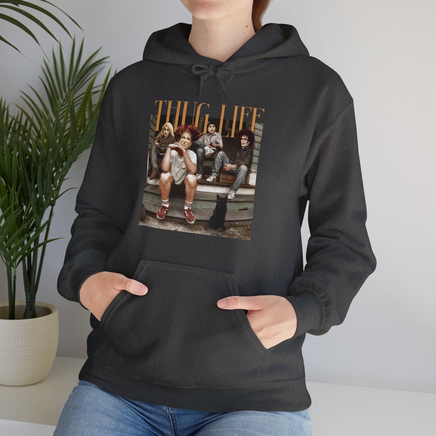 Unisex Heavy Blend™ Hooded Thug Life Hocus Pocus Sweatshirt Halloween