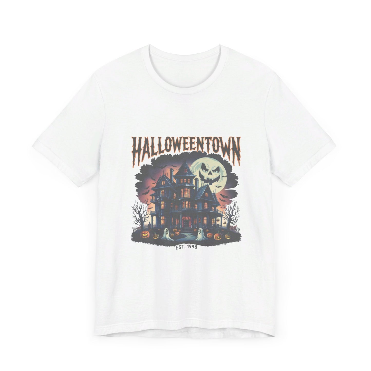 Halloweentown Est 1998 shirt, Halloweentown University, Retro Halloweentown shirt, Fall shirt, Halloween shirt, Unisex Jersey Short Sleeve Tee