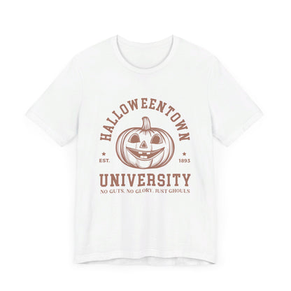 Bella Canvas Tee, Halloween Town University, Spooky Shirt, Halloween Shirt, Pumpkin Unisex Jersey Short Sleeve Tee