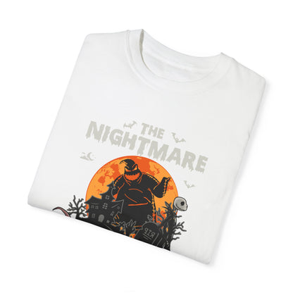 Unisex Garment-Dyed T-shirt Nightmare Before Christmas Jack Skellington Shirt