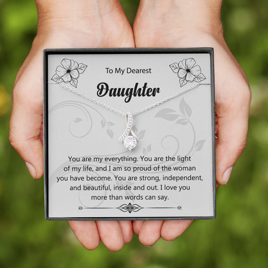 To My Dearest Daughter | Alluring Beauty Necklace