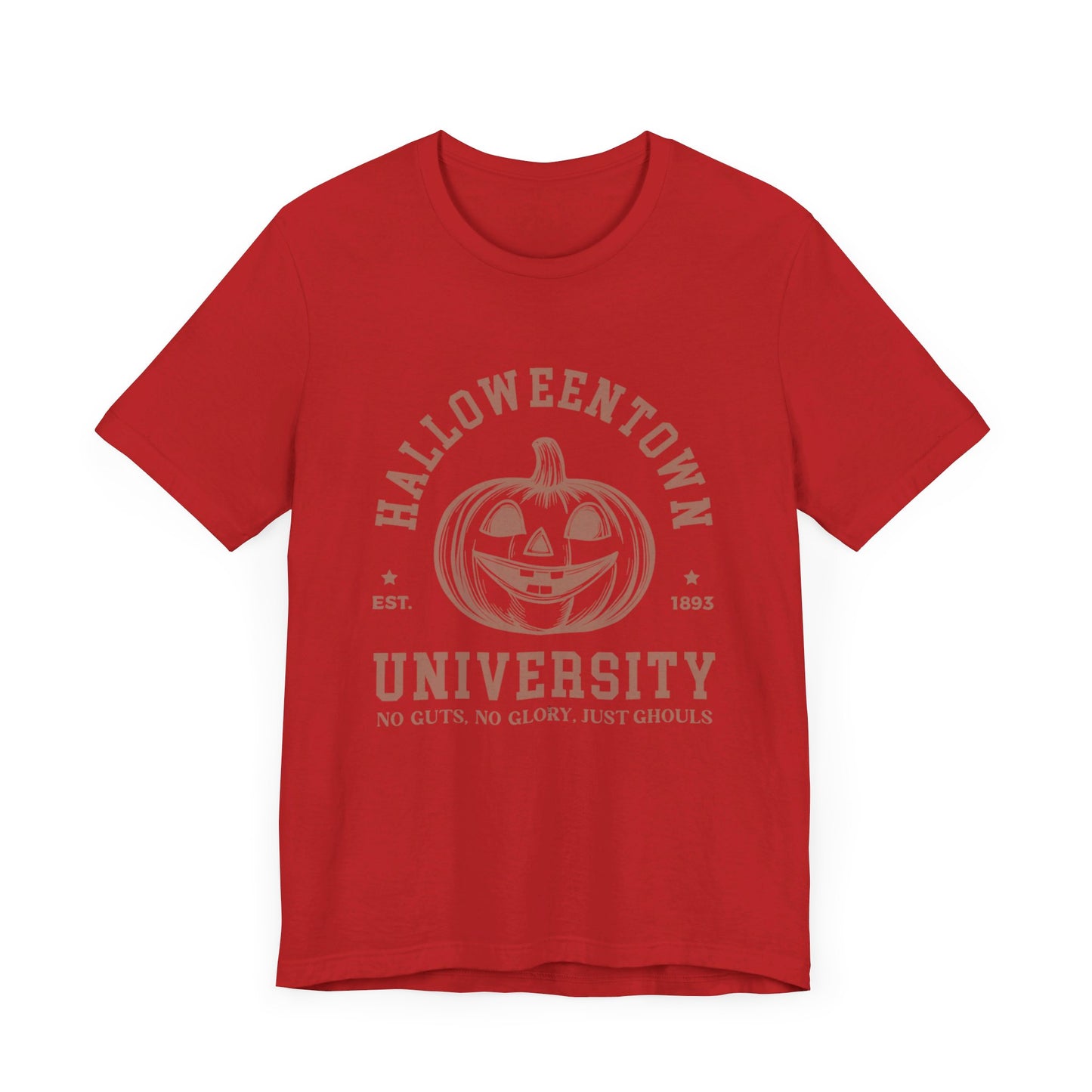 Bella Canvas Tee, Halloween Town University, Spooky Shirt, Halloween Shirt, Pumpkin Unisex Jersey Short Sleeve Tee