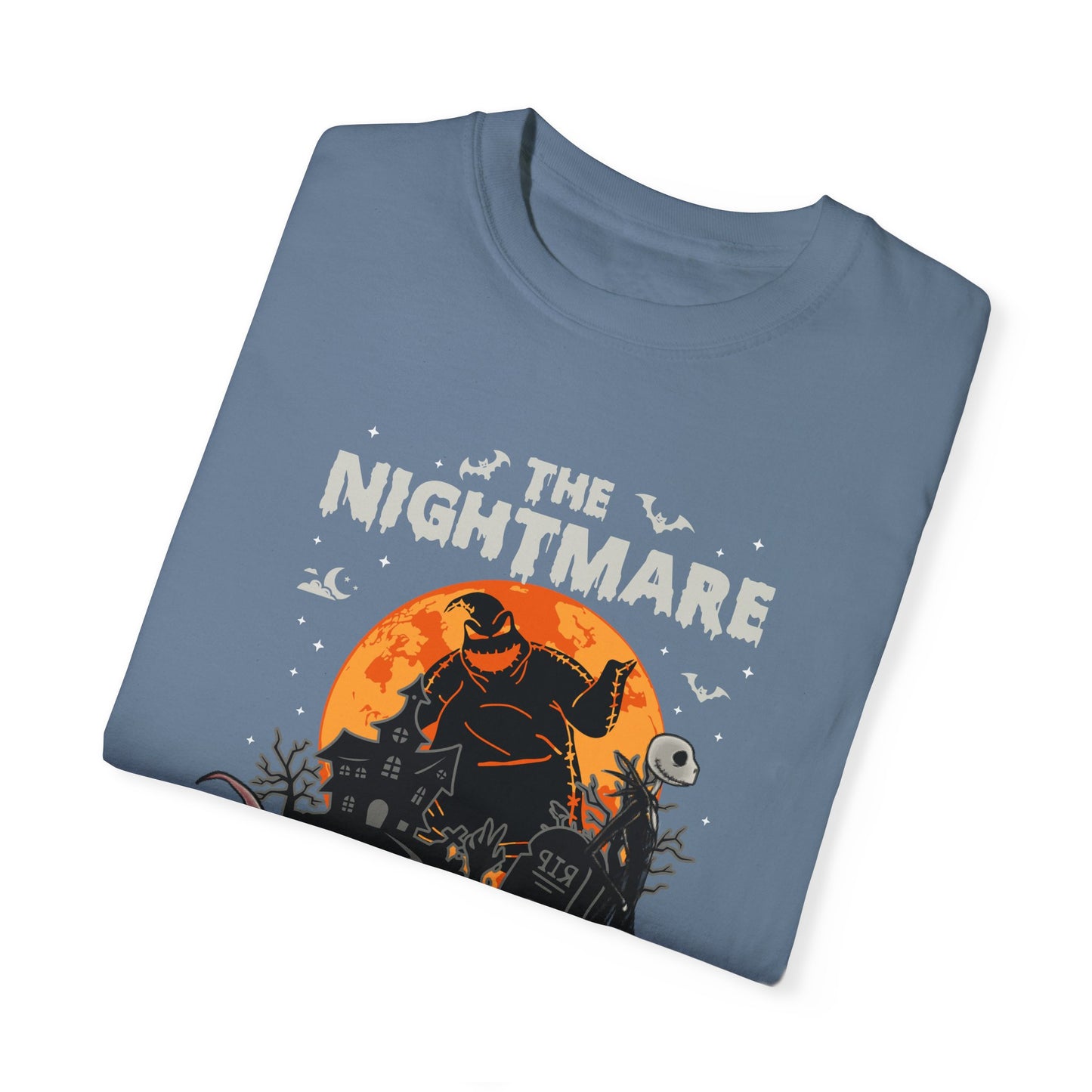 Unisex Garment-Dyed T-shirt Nightmare Before Christmas Jack Skellington Shirt