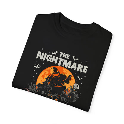 Unisex Garment-Dyed T-shirt Nightmare Before Christmas Jack Skellington Shirt