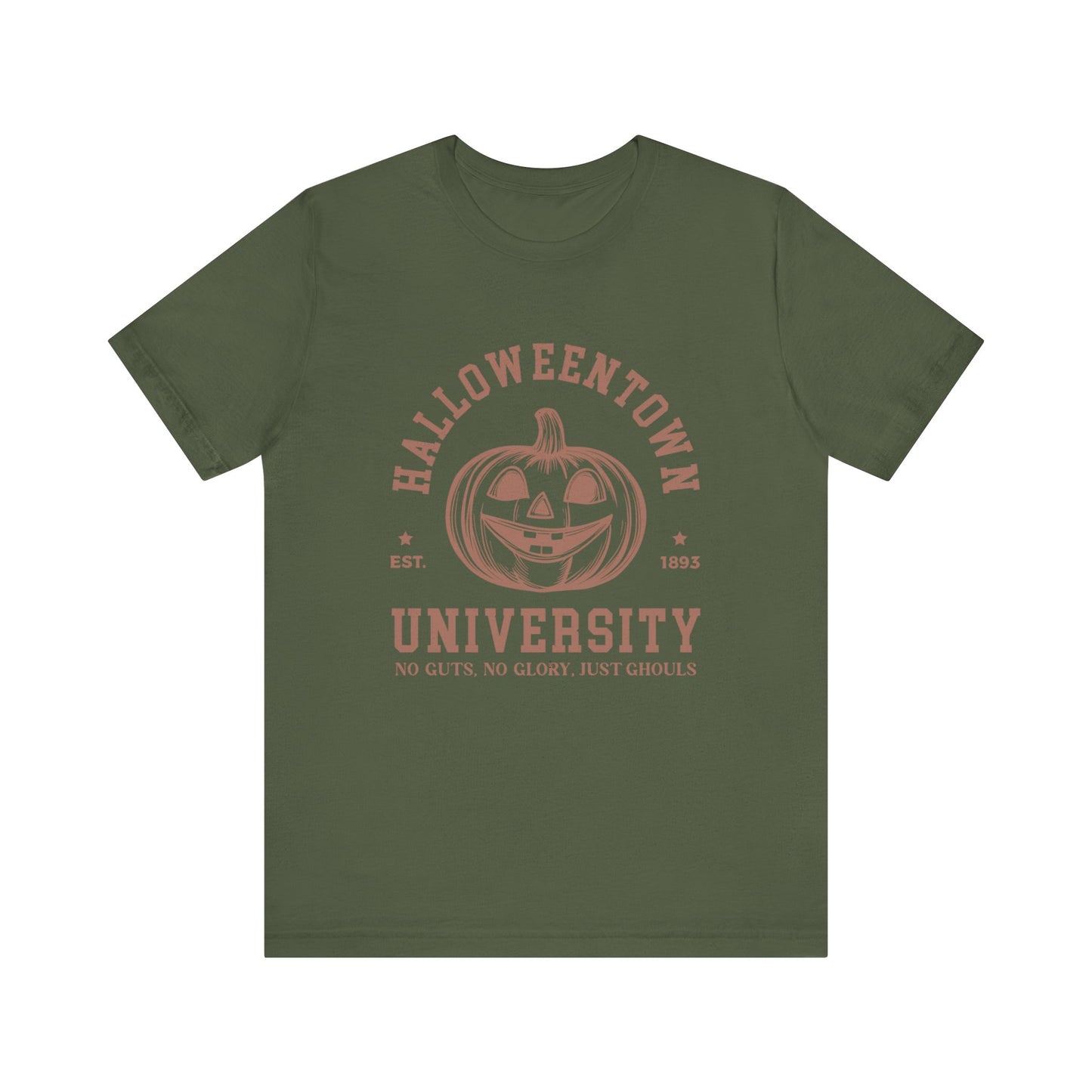 Bella Canvas Tee, Halloween Town University, Spooky Shirt, Halloween Shirt, Pumpkin Unisex Jersey Short Sleeve Tee