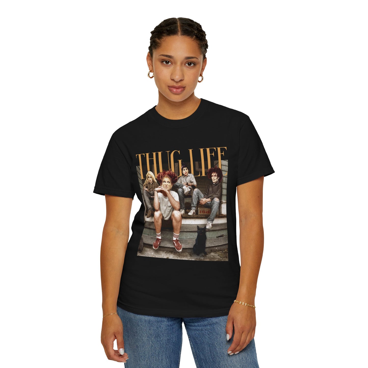 Unisex Garment-Dyed Thug Life Halloween Shirt Hocus Pocus