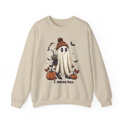 Little Ghost Ice Coffee Shirt, Halloween Sweatshirt, Ghost Sweatshirt; Gift for daughter, Gift for Son