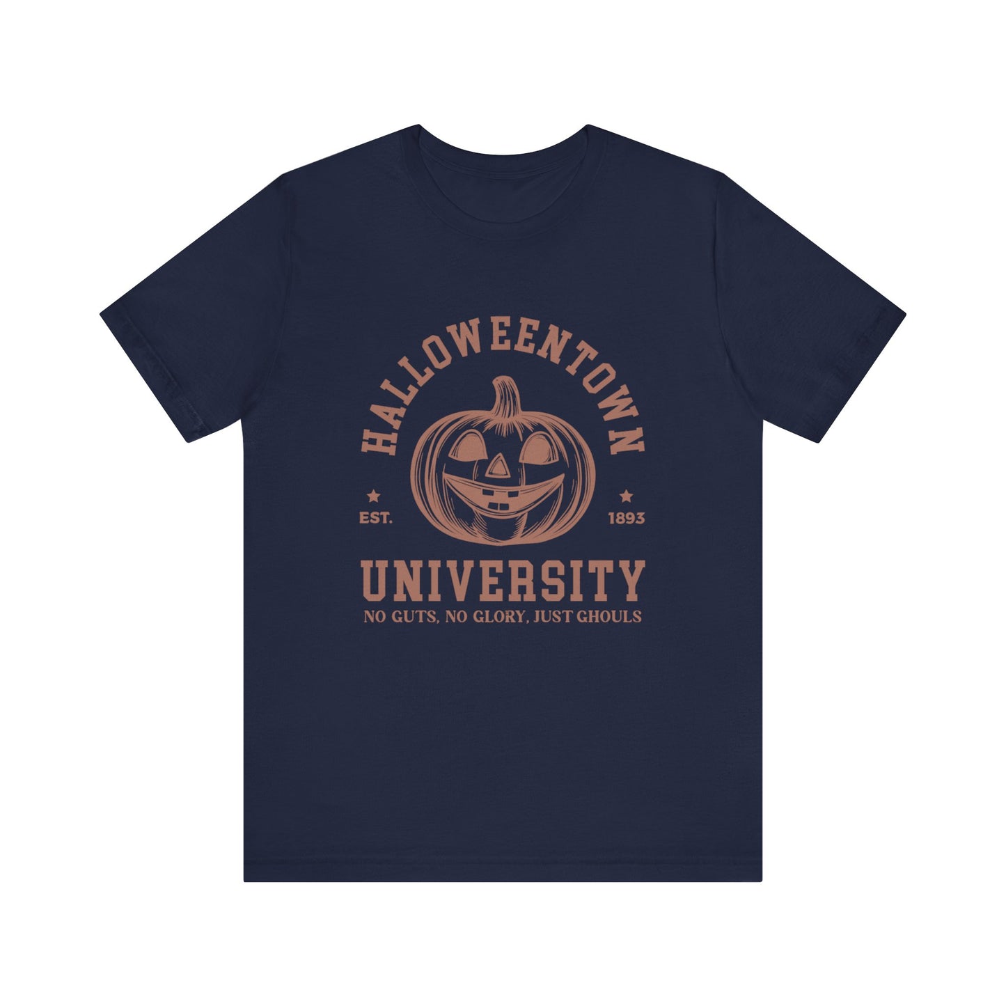 Bella Canvas Tee, Halloween Town University, Spooky Shirt, Halloween Shirt, Pumpkin Unisex Jersey Short Sleeve Tee