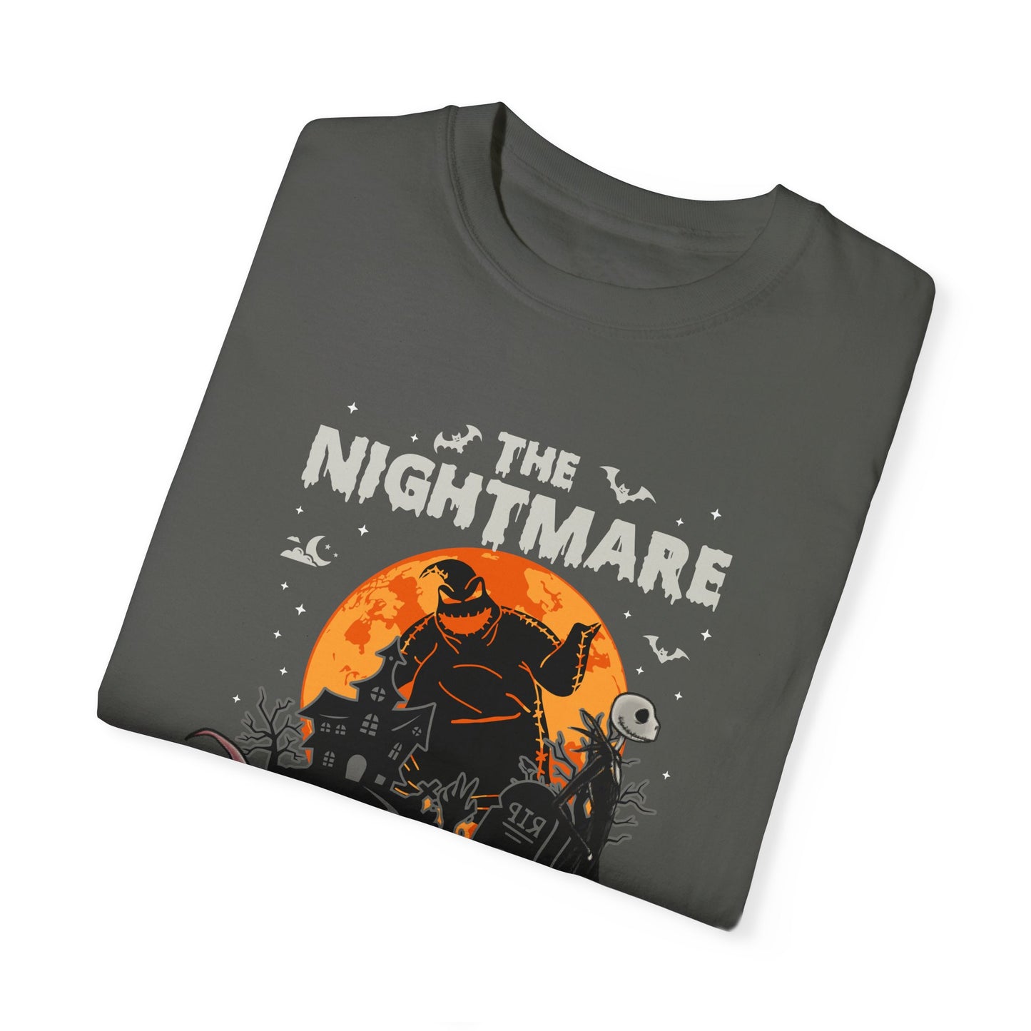 Unisex Garment-Dyed T-shirt Nightmare Before Christmas Jack Skellington Shirt