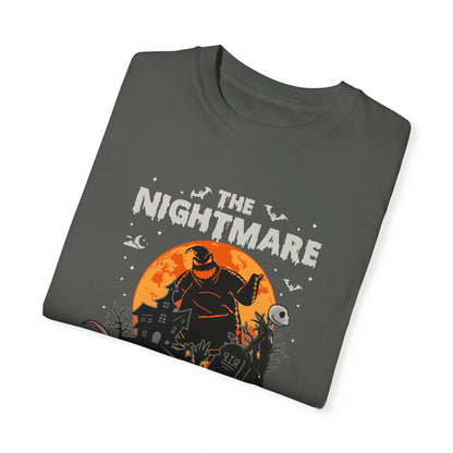 Unisex Garment-Dyed T-shirt Nightmare Before Christmas Jack Skellington Shirt