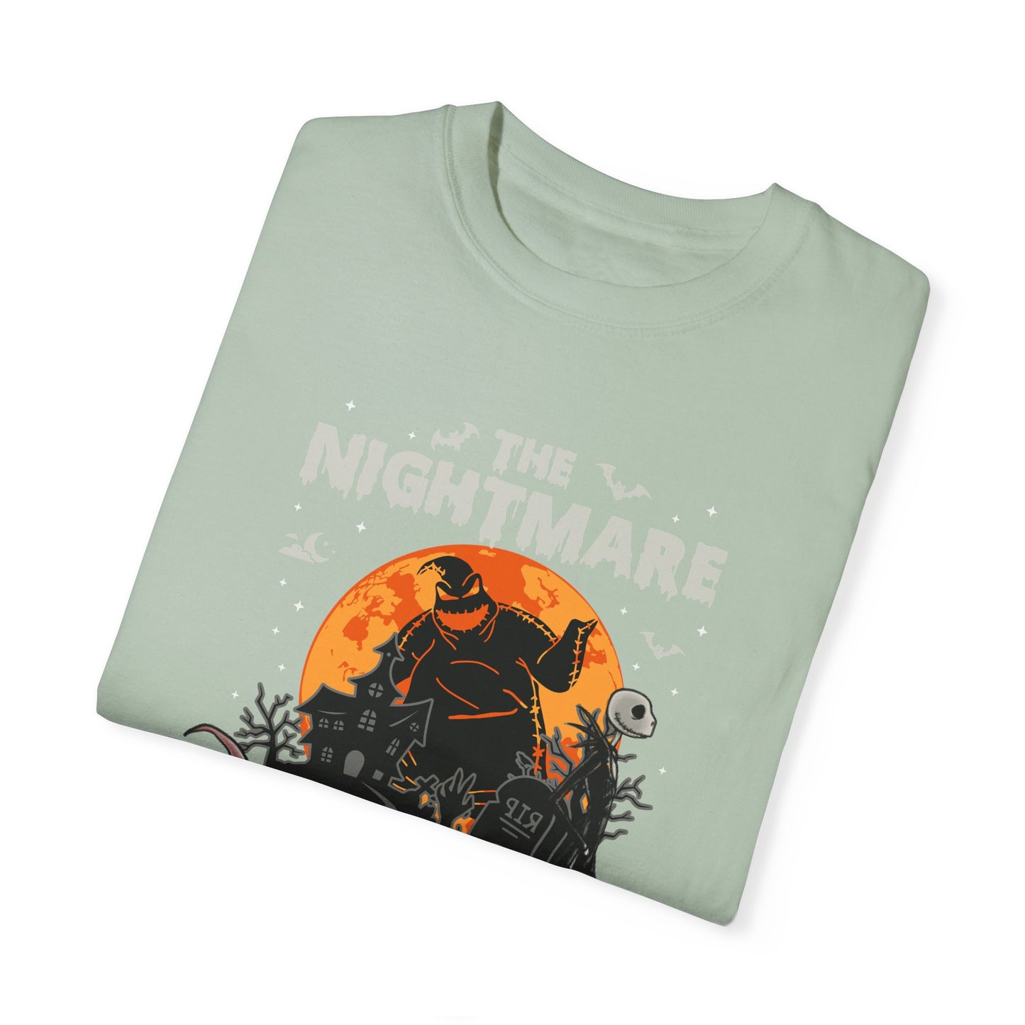 Unisex Garment-Dyed T-shirt Nightmare Before Christmas Jack Skellington Shirt