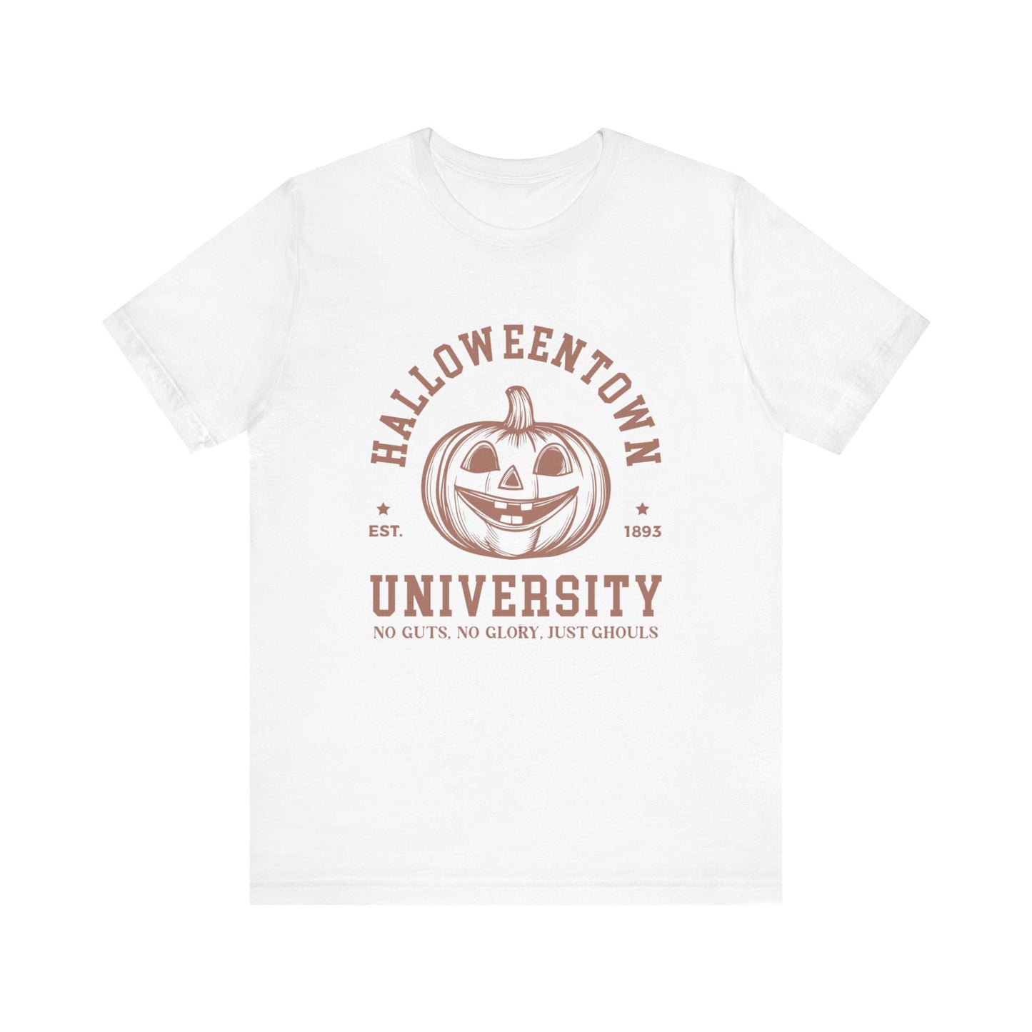 Bella Canvas Tee, Halloween Town University, Spooky Shirt, Halloween Shirt, Pumpkin Unisex Jersey Short Sleeve Tee