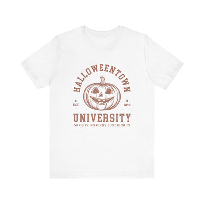 Bella Canvas Tee, Halloween Town University, Spooky Shirt, Halloween Shirt, Pumpkin Unisex Jersey Short Sleeve Tee