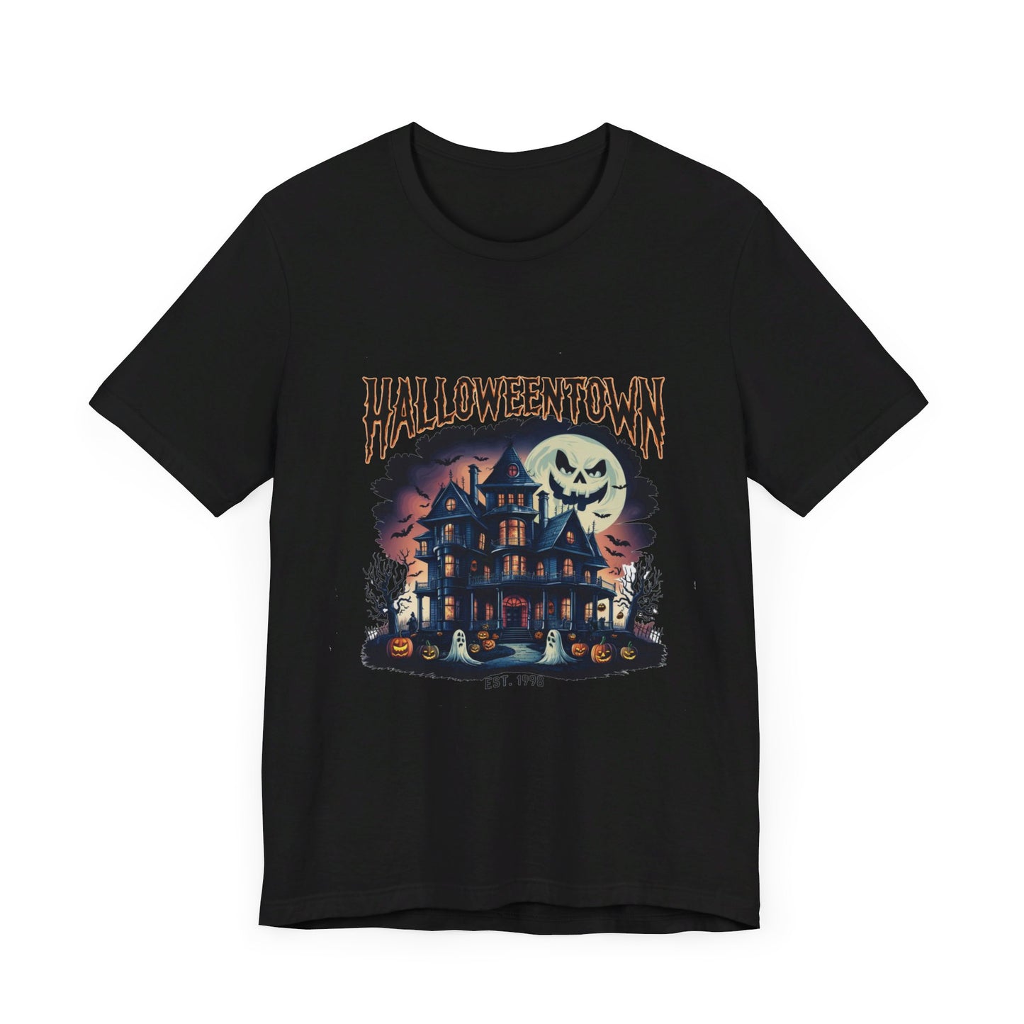 Halloweentown Est 1998 shirt, Halloweentown University, Retro Halloweentown shirt, Fall shirt, Halloween shirt, Unisex Jersey Short Sleeve Tee