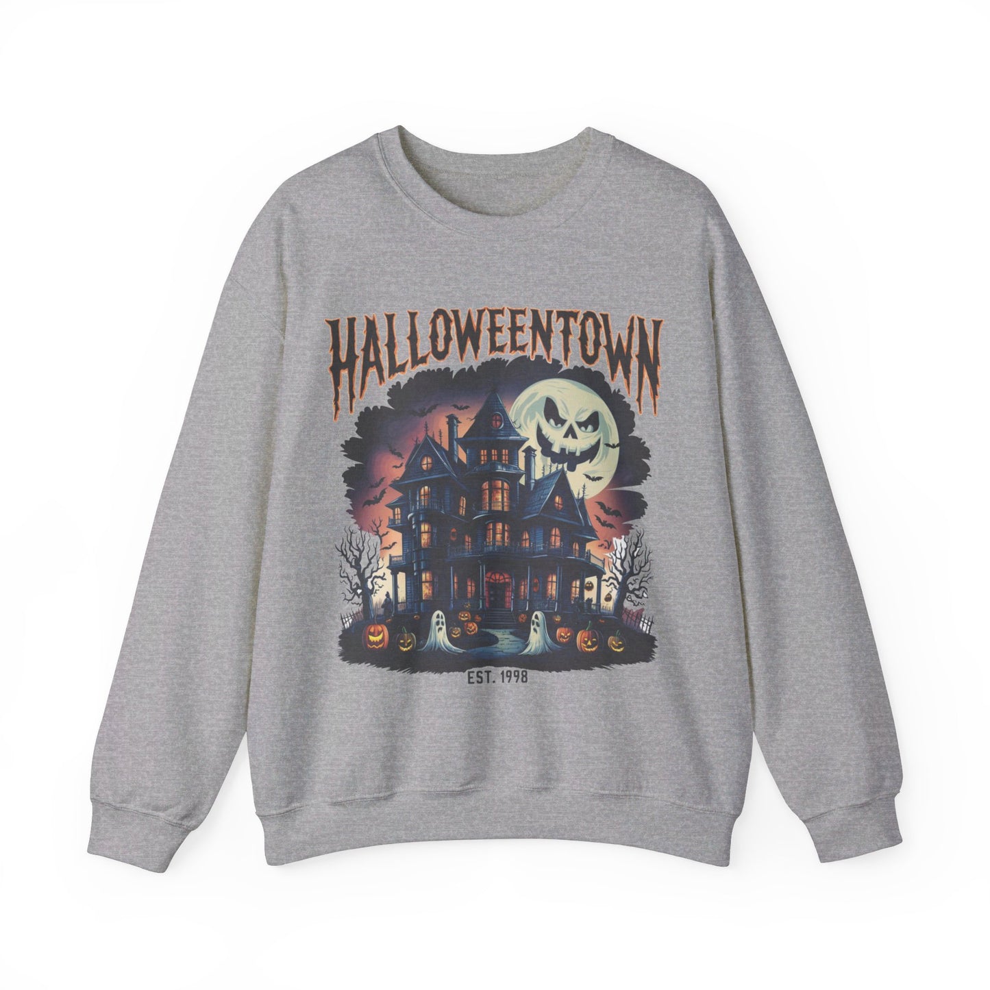 Halloweentown Est 1998 Sweatshirt, Halloweentown University, Retro Halloweentown Sweatshirt, Fall, Unisex Heavy Blend™ Crewneck Sweatshirt