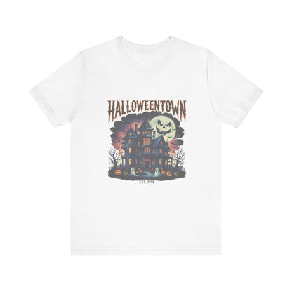 Halloweentown Est 1998 shirt, Halloweentown University, Retro Halloweentown shirt, Fall shirt, Halloween shirt, Unisex Jersey Short Sleeve Tee