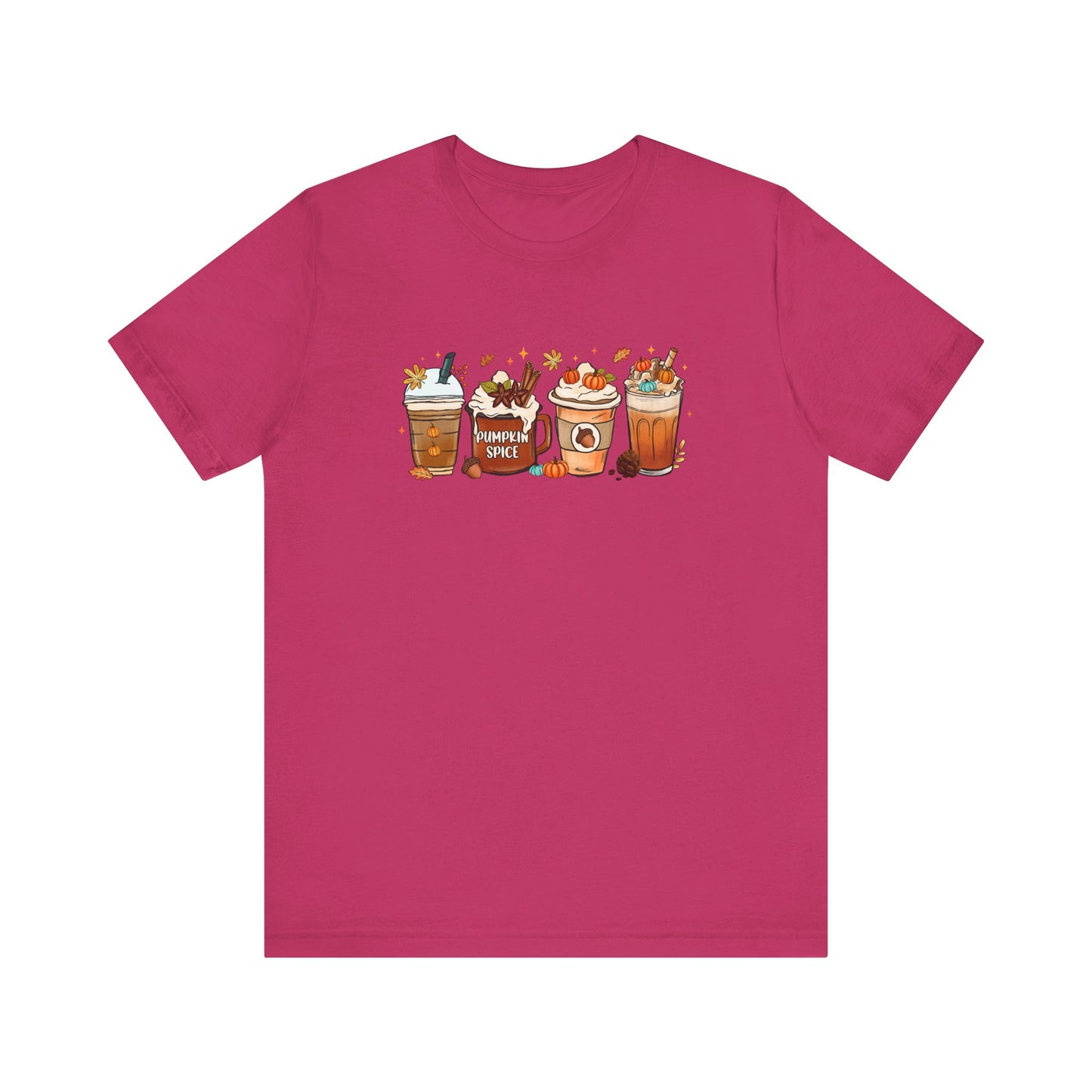 Bella Canvas Fall Coffee Shirt, Pumpkin Spice Latte, Thanksgiving Tee, Coffee Lovers, Iced Coffee Halloween Crew