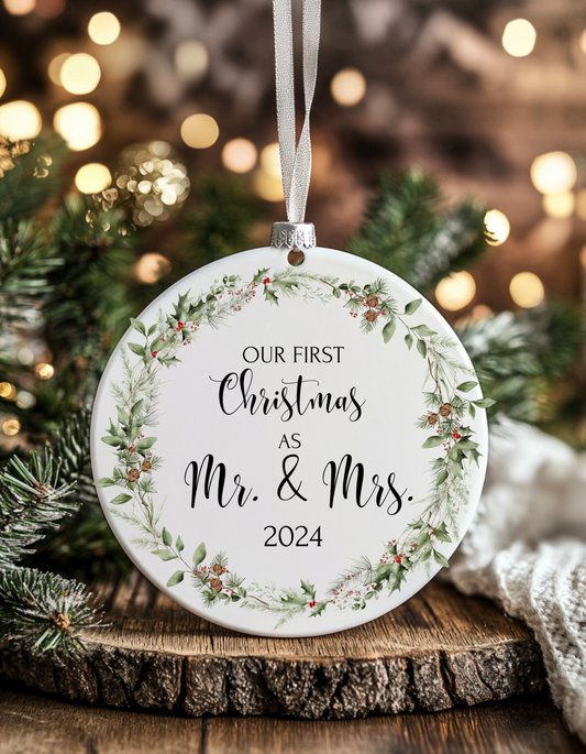 Our First Christmas Ornament |Personalized