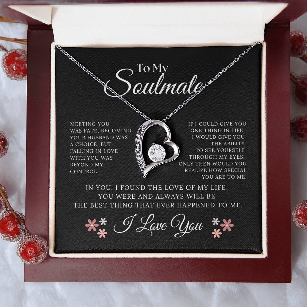 Soulmate Necklace, Soulmate gifts, Gift to Wife, Forever Love Necklace