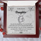 To My Dearest Daughter Forever Love Necklace
