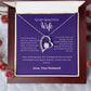Perfect Gift From Husband to Wife | Forever Heart Necklace for Wife | From The Moment I Met You