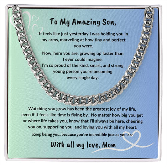 Cuban Link Chain Gift for  Son