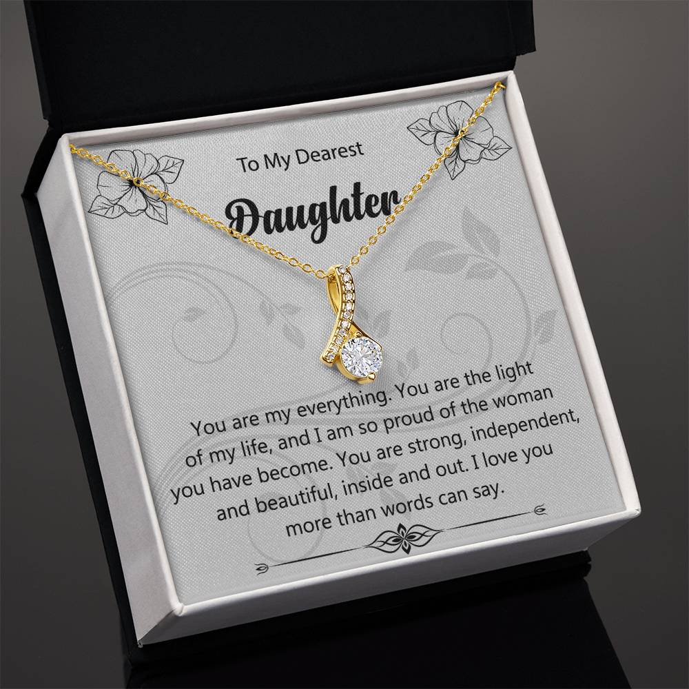 To My Dearest Daughter | Alluring Beauty Necklace