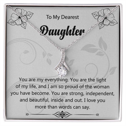 To My Dearest Daughter | Alluring Beauty Necklace