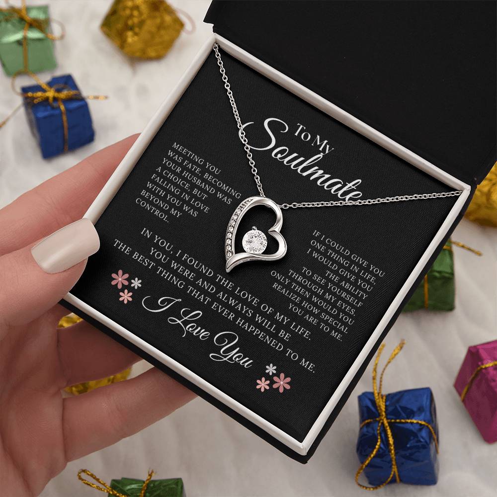 Soulmate Necklace, Soulmate gifts, Gift to Wife, Forever Love Necklace