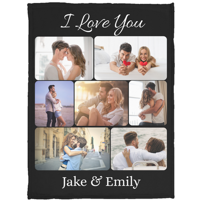 Personalized Couple's Photo Blanket