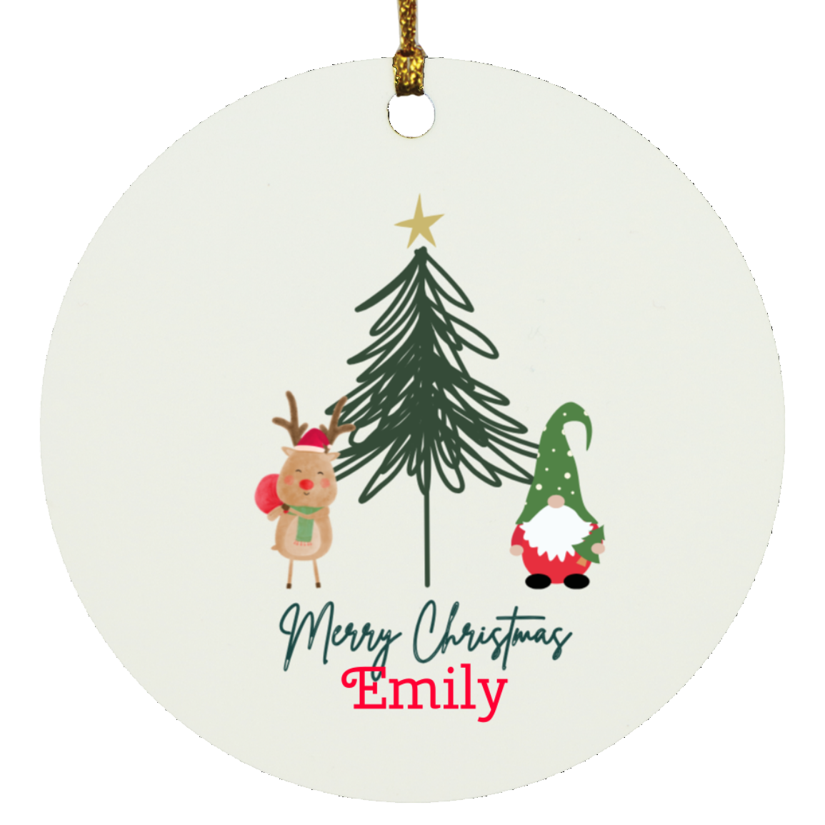 Personalized Family Christmas Ornaments